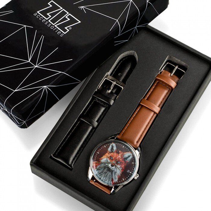 Наручний годинник ZIZ «Лисиця» + додатковий ремінець 4617756 купити недорого в Ти Купи