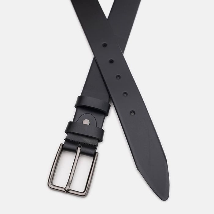Мужской кожаный ремень Borsa Leather 150v1fx73-black купить недорого в Ты Купи