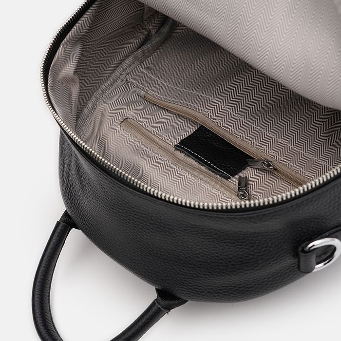 Шкіряний жіночий рюкзак Keizer K18123bl-black купити недорого в Ти Купи
