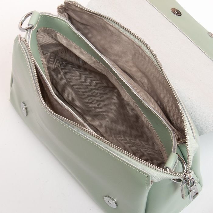 Жіноча шкіряна сумка класична ALEX RAI 9717 blue-green купити недорого в Ти Купи