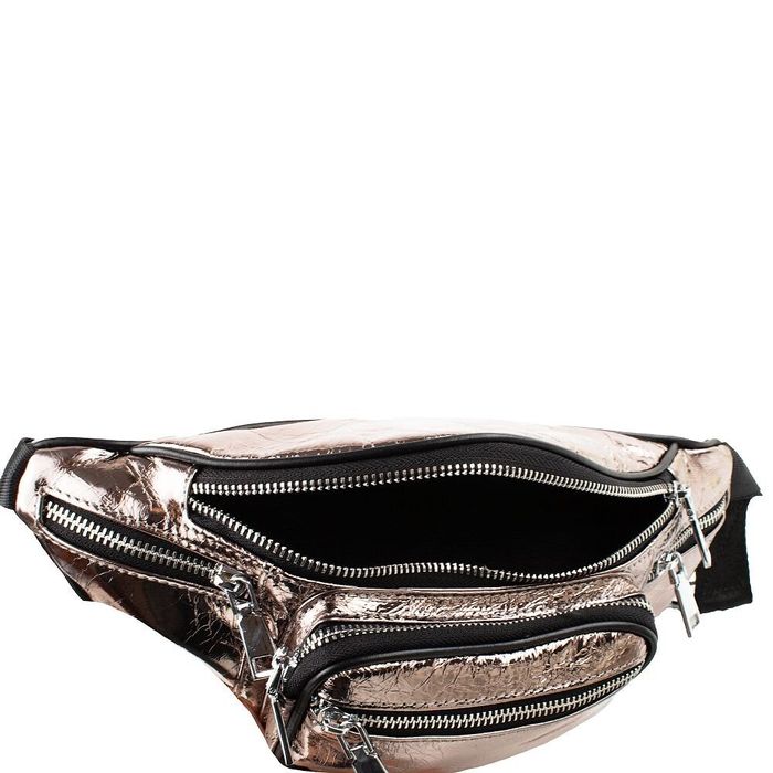 Жіноча шкіряна поясна сумка VITO TORELLI VT-8860-bronze купити недорого в Ти Купи