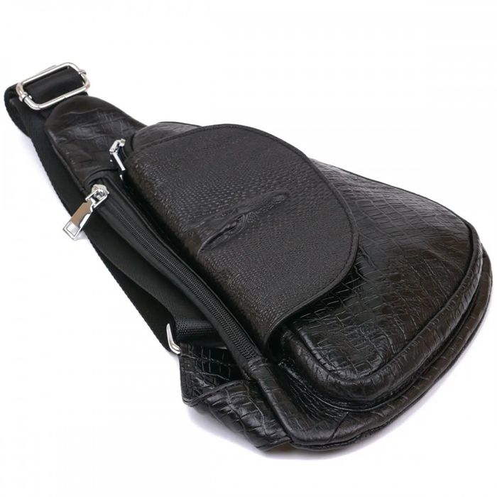 Мужская кожаная сумка-слинг Vintage 20696 купить недорого в Ты Купи