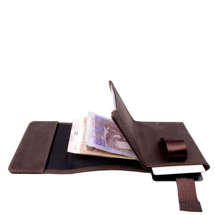 Мужской кожаный зажим для купюр Valenta с RFID-защитой ХР156610 купить недорого в Ты Купи