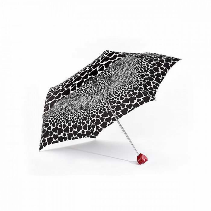 Зонт женский механический Fulton L926 Curio-2 UV Falling Hearts купить недорого в Ты Купи