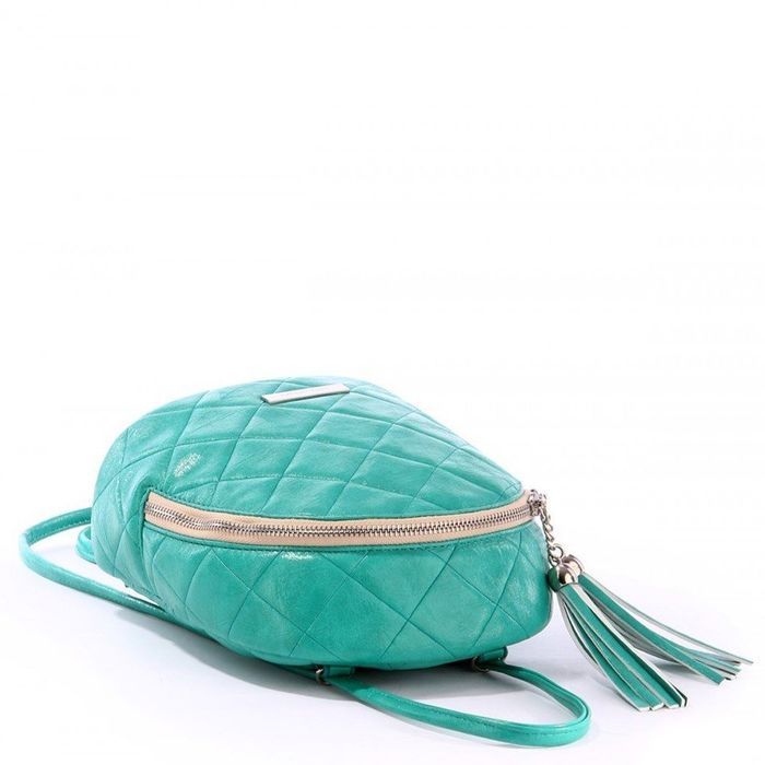 Жіночий міні-рюкзак зі шкірозамінника Alba Soboni 171543 зелений купити недорого в Ти Купи
