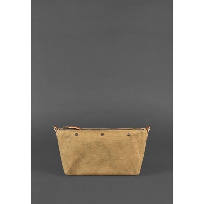 Шкіряна плетена жіноча сумка BlankNote Пазл Krast S Світло-Коричнева (BN-BAG-31-k) купити недорого в Ти Купи