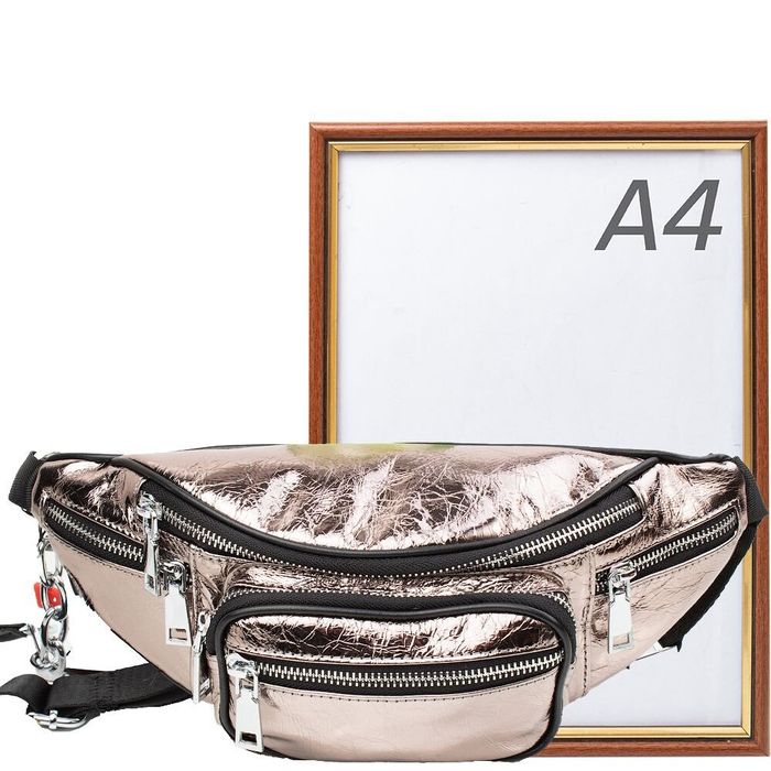 Женская кожаная поясная сумка VITO TORELLI VT-8860-bronze купить недорого в Ты Купи