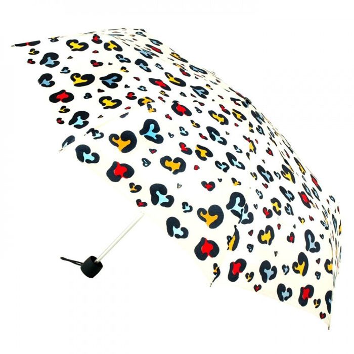 Механічна жіноча парасолька Fulton Minilite-2 L354 Animal Heart (Серця тварин) купити недорого в Ти Купи