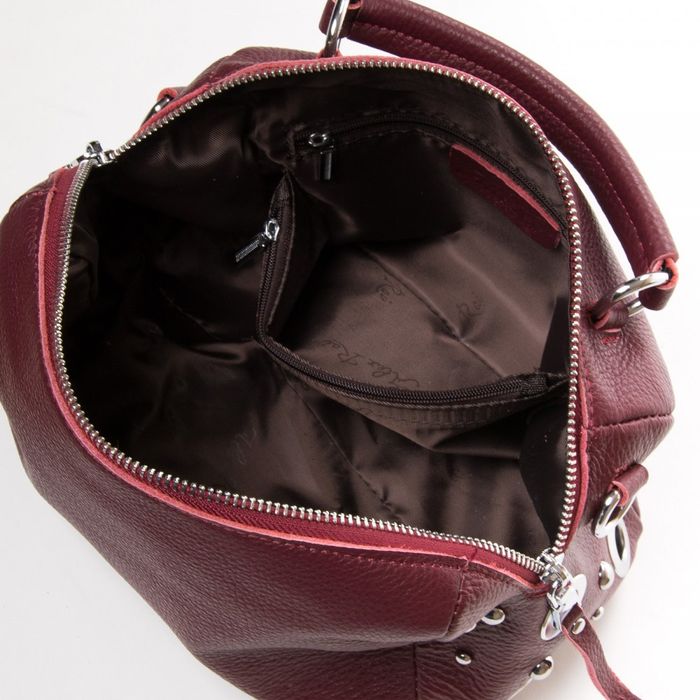 Женская кожаная сумка классическая ALEX RAI 01-12 30-7118-9 wine-red купить недорого в Ты Купи