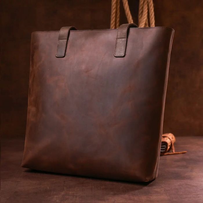 Женская кожаная сумка шоппер Shvigel 16349 купить недорого в Ты Купи