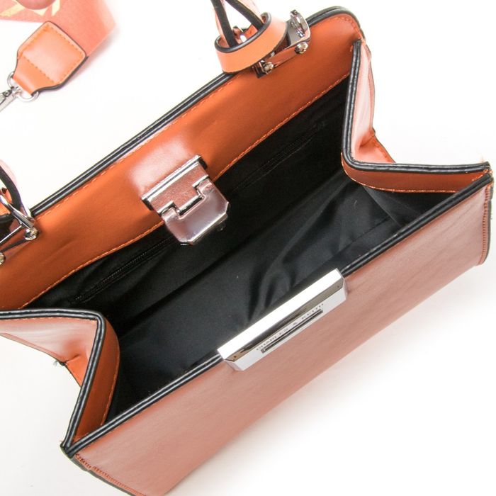 Женская сумочка из кожезаменителя FASHION 04-02 11003 orange купить недорого в Ты Купи