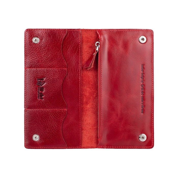 Кожаный бумажник Hi Art WP-05 S7 7 wonders of the world красный Красный купить недорого в Ты Купи