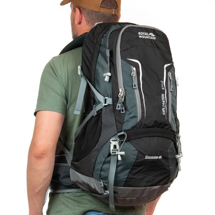 Рюкзак Туристический нейлон Royal Mountain 1645-45L black купить недорого в Ты Купи