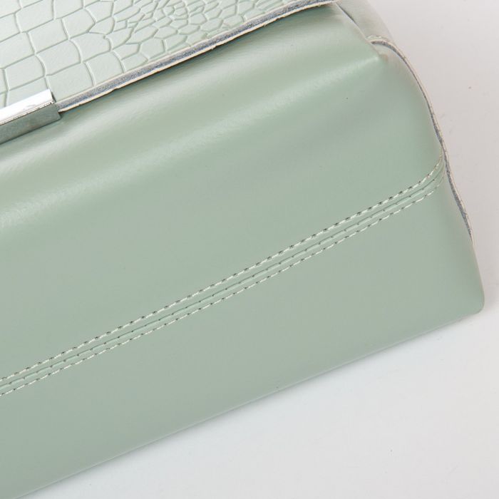 Женская кожаная сумка классическая ALEX RAI 9717 blue-green купить недорого в Ты Купи