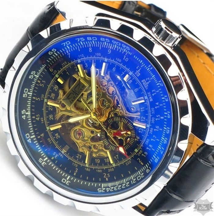 Чоловічий годинник скелетон Jaragar Business (1101) купити недорого в Ти Купи