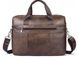 Чоловіча шкіряна сумка Vintage 14626 Коричневий
