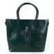 Женская зеленая кожаная сумка ALEX RAI 9-01 8776 dark-green