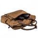 Чоловіча коричнева текстильна сумка для ноутбука Vintage 20118