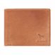 Шкіряний чоловічий гаманець Ridgeback JBNC39MN Tan (Рудий), Рыжий