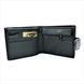 Чоловічий шкіряний гаманець Weatro 12 х 9 х 2,5 см Чорний wtro-nw-163-ND16A-04, Чорний