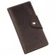 Мужской кожаный кошелёк SHVIGEL 16169 Темно-коричневый