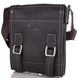 Мужская черная практичная сумка-планшет из качественного кожзаменителя BONIS
