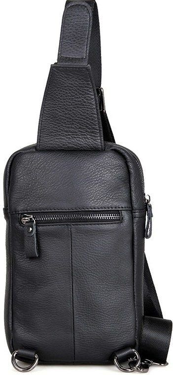 Чоловіча шкіряна сумка Vintage 14454 Чорний купити недорого в Ти Купи