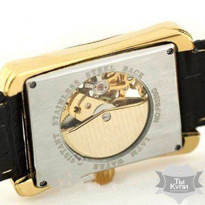 Мужские часы скелетон Winner Square Gold (1108) купить недорого в Ты Купи
