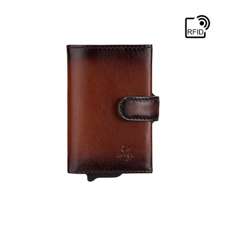 Мужской кожаный кошелек Visconti AT57 Noah c RFID (Burnish Tan) купить недорого в Ты Купи