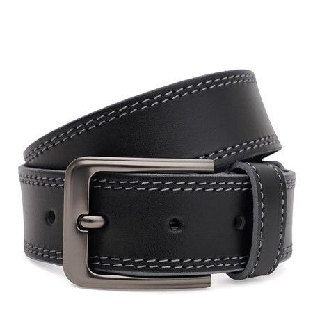 Мужской кожаный ремень Borsa Leather 125v1fx104-black купить недорого в Ты Купи