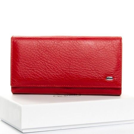 Женский большой кошелек Classic кожа DR. BOND W46 red купить недорого в Ты Купи