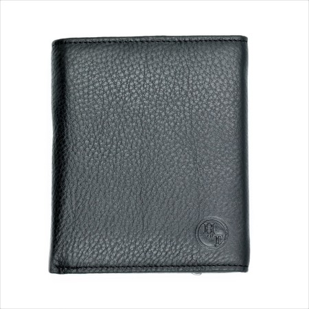 Чоловічий шкіряний гаманець Weatro 12 х 10 х 2 см Чорний wtro-nw-163-15-2-02 купить недорого в Ты Купи