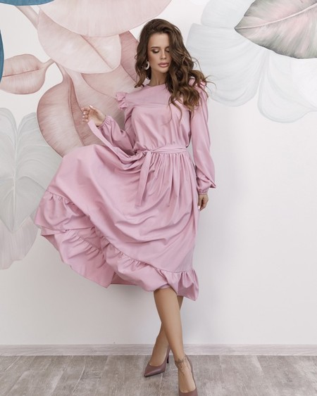 Платье ISSA PLUS 12197 L розовый купить недорого в Ты Купи