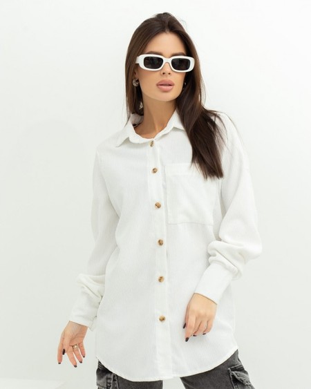Рубашки ISSA PLUS SA-433 S белый купить недорого в Ты Купи