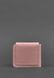 Женское кожаное портмоне 4.2 на кнопке розовое BN-PM-4-2-PINK-PEACH