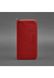 Кожаное мужское портмоне на молнии 6.1 красное BN-PM-6-1-RED