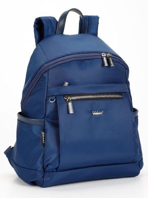 Міський жіночий рюкзак Dolly 385 синій купити недорого в Ти Купи