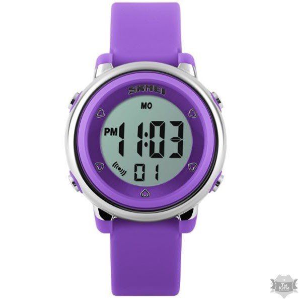 Жіночий спортивний годинник Skmei Kraft Purple II (1600) купити недорого в Ти Купи