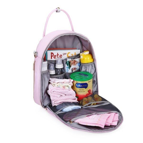 Сумка-рюкзак для мами рожева MOMMORE (0090208A012) купити недорого в Ти Купи