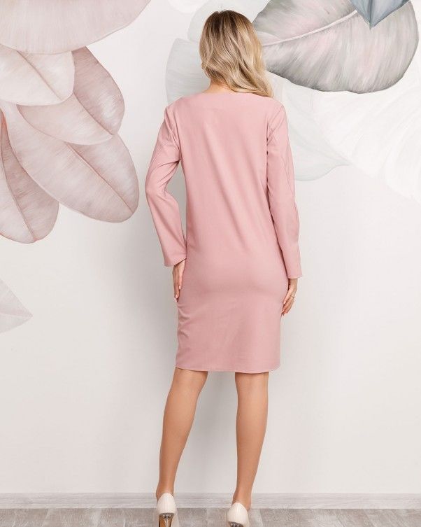 Сукня ISSA PLUS 12504 S рожевий купити недорого в Ти Купи