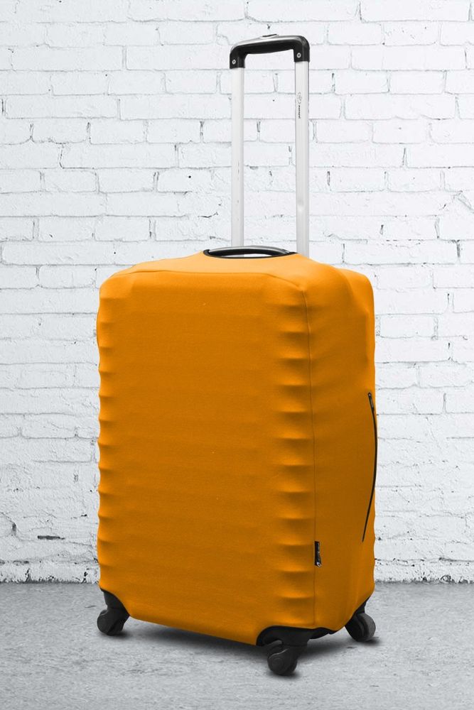 Защитный чехол для чемодана желтый Coverbag неопрен купить недорого в Ты Купи