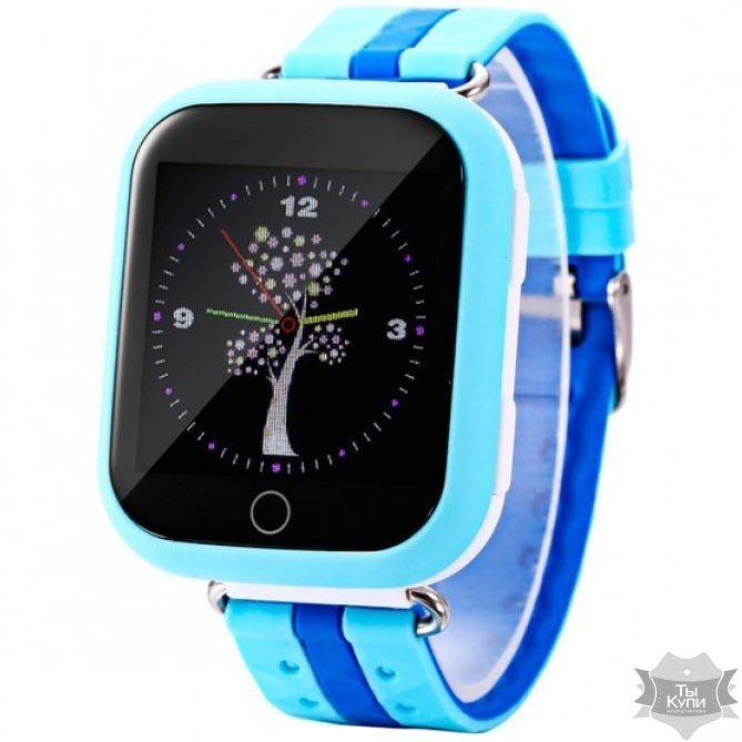 Детские смарт-часы UWatch Smart Q750 Blue (9014) купить недорого в Ты Купи