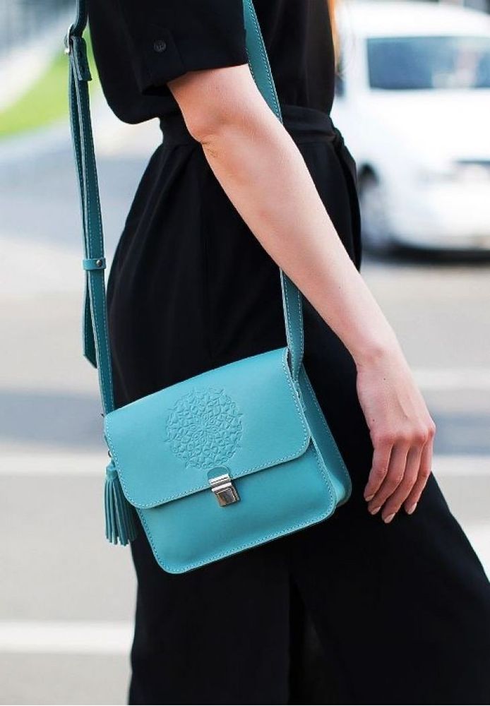 Бохо-сумка BlankNote «Лілу» bn-bag-3-tiffany купити недорого в Ти Купи