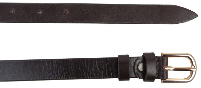 Женский кожаный ремень Skipper 1424-20 темно-коричневый купить недорого в Ты Купи