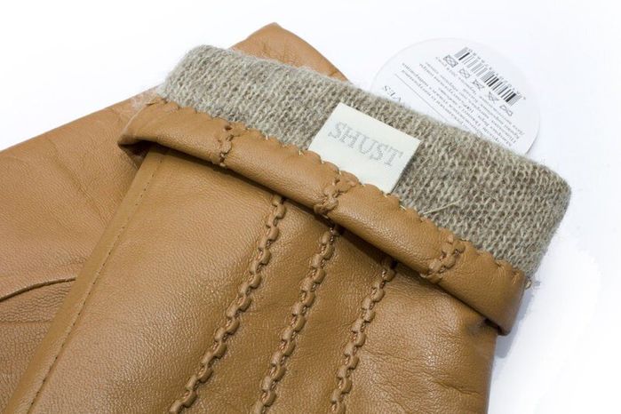 Женские перчатки из натуральной кожи Shust Gloves 812 купить недорого в Ты Купи