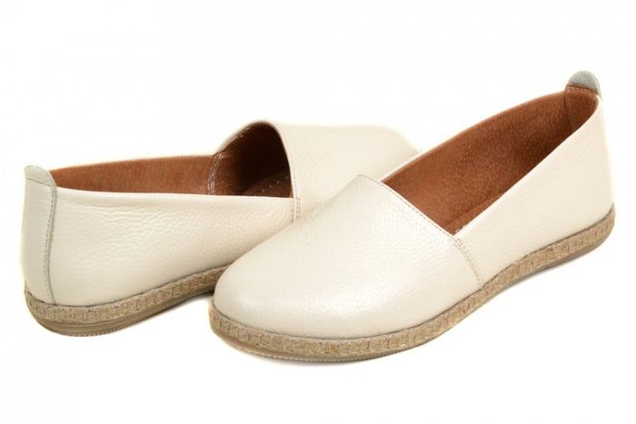 Розмір 41 - Бежеві жіночі туфлі зі шкіри Lacs 30820 beige купити недорого в Ти Купи