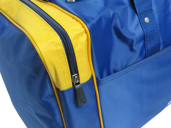 Подорожна сумка 38 л Wallaby 340-2 синій з жовтим купити недорого в Ти Купи