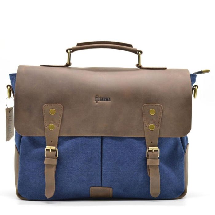 Чоловічий портфель TARWA rk-3960-4lx Змішаний; синій купити недорого в Ти Купи