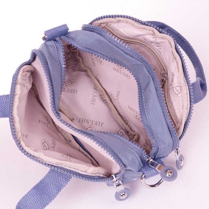 Жіноча сумка Jielshi B122 l.blue купити недорого в Ти Купи