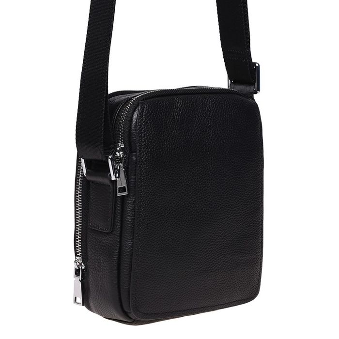 Мужская кожаная сумка Ricco Grande K16266-black купить недорого в Ты Купи